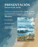 Presentación el 6 de Febrero del autor Sergio C. Yáñez de su nuevo libro La danza del oso