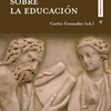Próximo 28 de abril 2026, Presentación del libro "Sobre la educación" en la UFV